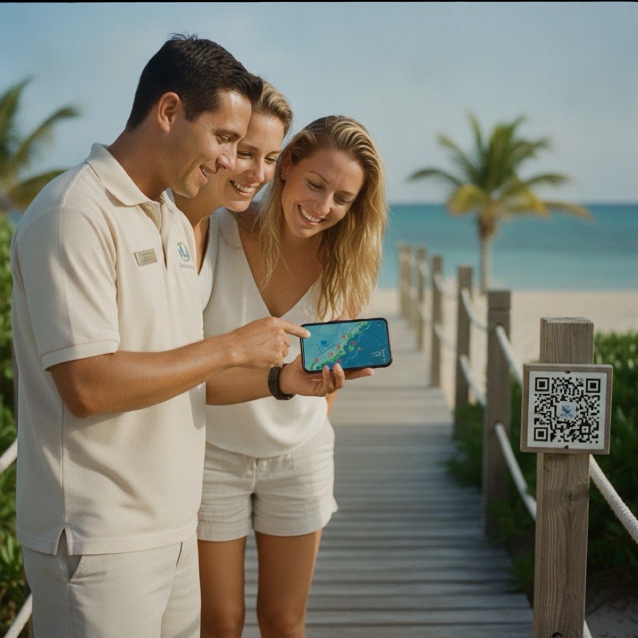 Monitor ambiental costero con QR